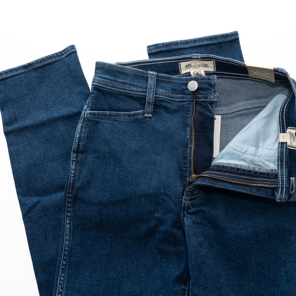 Madewell. High-Rise Slim Straight Jean. - Picture 13 of 13